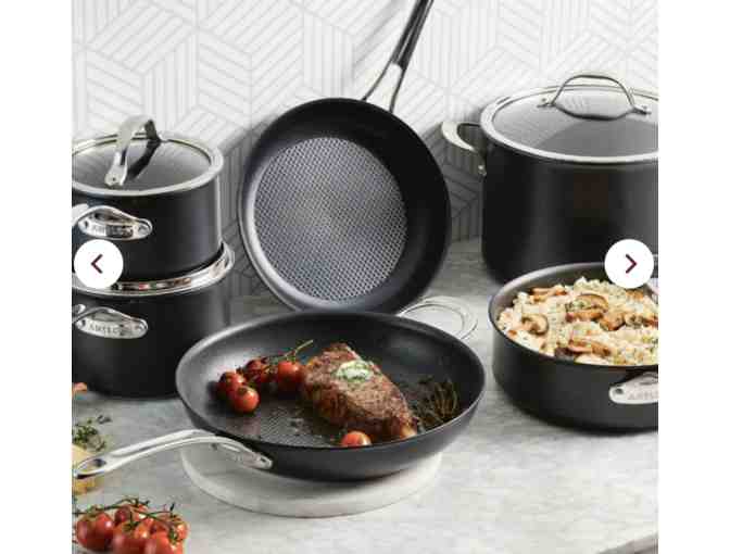 Analon 10-Piece Hybrid Nonstick Cookware Set