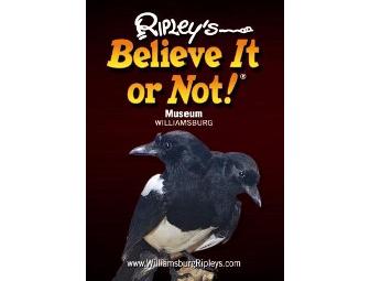 Williamsburg, VA - Ripley's Believe It or Not! Museum - 4 Passes