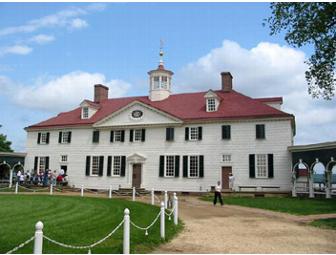 George Washington's Mt. Vernon Estate, Museum, & Gardens - 4 Tickets
