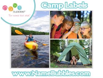 Name Bubbles - Camp Label Value Pack - Personalized