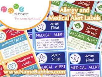 Name Bubbles - Camp Label Value Pack - Personalized