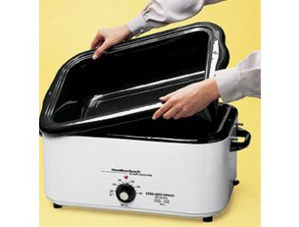 18 Quart Roaster Oven with Buffet Pans - Hamilton Beach