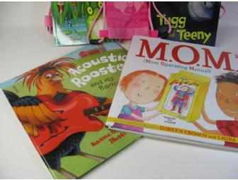 Pretty Pink Backpack & 4 Children's Books