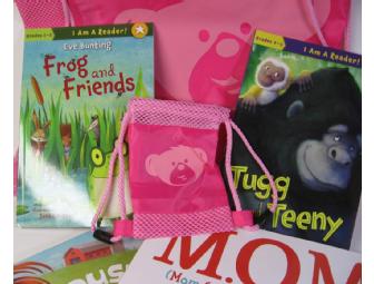 Pretty Pink Backpack & 4 Children's Books