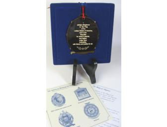 American Heritage Patriotic Ornament & $25 Gift Certificate - VM Signature