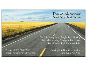 1 Hour of Moving Services - The Mini-Mover