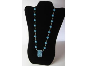 Turquoise Colored Necklace - Allenwood Creations
