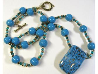 Turquoise Colored Necklace - Allenwood Creations