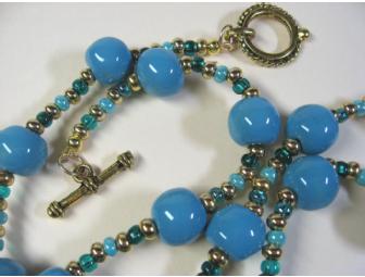 Turquoise Colored Necklace - Allenwood Creations