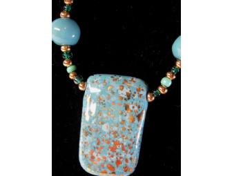Turquoise Colored Necklace - Allenwood Creations