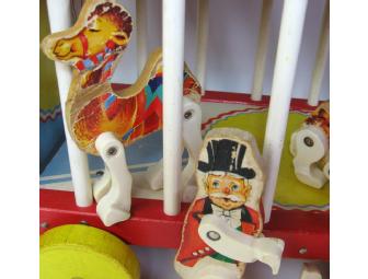 Vintage Fisher Price Circus Wagon Set