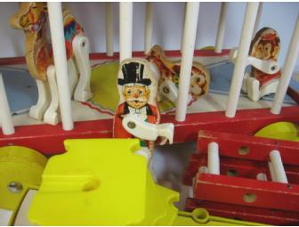 Vintage Fisher Price Circus Wagon Set