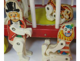 Vintage Fisher Price Circus Wagon Set