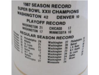 1987 Redskins Super Bowl XXII Champions Stein