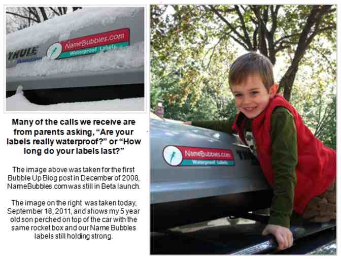 Personalized School NAME LABELS Value Pack from NameBubbles.com