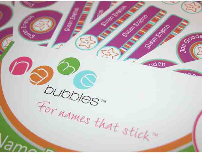 Personalized School NAME LABELS Value Pack from NameBubbles.com