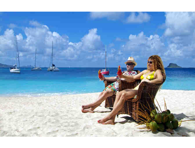 The Highly-Rated PALM ISLAND RESORT, Grenadines - 7 Romantic Nights - Valid Up to 2 Rooms
