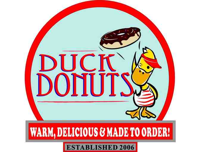 One Dozen Delicious Made-To-Order Donuts (#3 of 4) at Any Duck Donuts Location