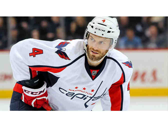 #4 Taylor Chorney Autographed Washington Capitals Official Game Puck