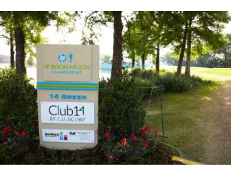 Two tickets to Club14 at the Byron Nelson Tournament