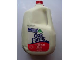 Milk: It Does a Body Good. Oak Farms Milk for a Year