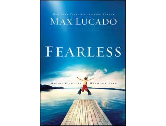 Autographed book 'Fearless' by New York Times best selling author Max Lucado