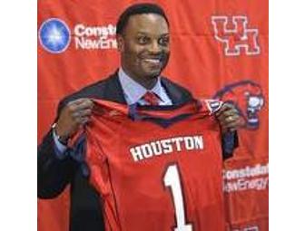 Autographed Football by University of Houston's Coach Kevin Sumlin