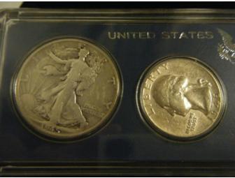 1945 PU Mint Set Circulated with a 1943 'Wartime' Nickel