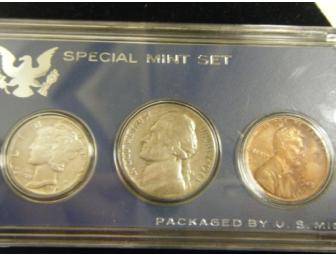 1945 PU Mint Set Circulated with a 1943 'Wartime' Nickel