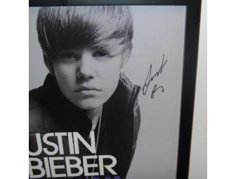 Justin Bieber Autographed My World 2.0 Poster