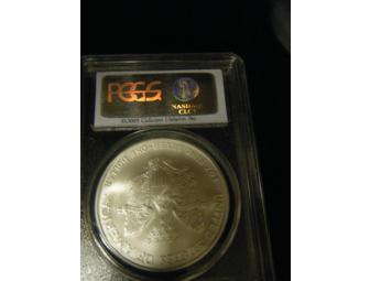 2005 Silver American Eagle PCGS MS69