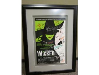 Autographed Wicked Poster - Signed by cast