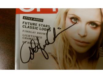 Courtney Love Autographed Magazine