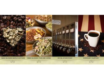 Treat your tastebuds to $100 of Texas' finest coffee and tea from Independence Coffee