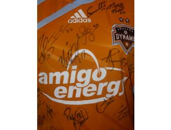 Houston Dynamo Team Autographed Official Jersey ---