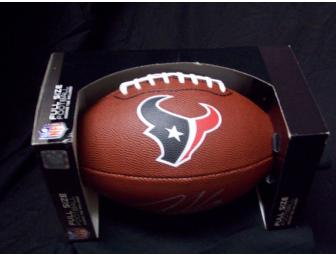 Autographed Andre Johnson Football