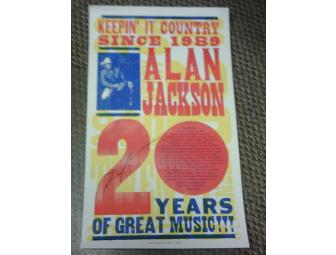 Allan Jacskon Autographed Hatch Show Print