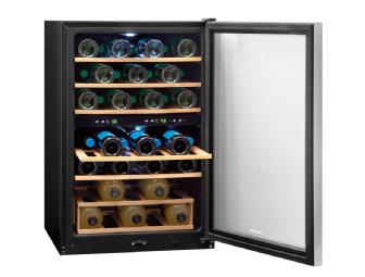 Wine Cooler with 38 Bottle Capacity and Two Temperature Zones