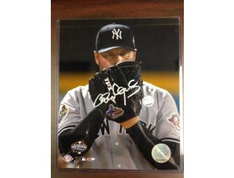 Autographed Roger Clemens Yankee World Series Photo