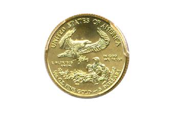 2011 $5 Gold American Eagle - 1/10 oz. Pure Gold