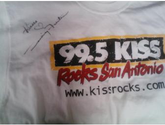 Daisy Fuentes Autographed 99.5 KISS T-Shirt