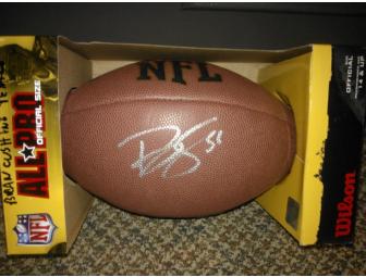 Brian Cushing Autographed Football (Certificate of Authenticity Included)