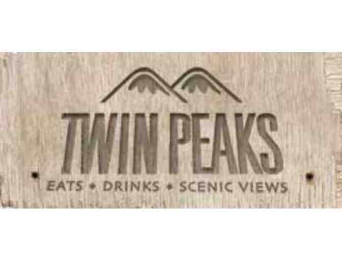 $50 Twin Peaks Gift Card (Any Location)..Plus Camo Hat, T-shirt & Mousepad!