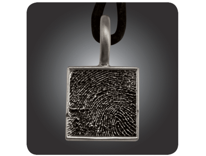 Custom Sterling Silver Fingerprint Charm