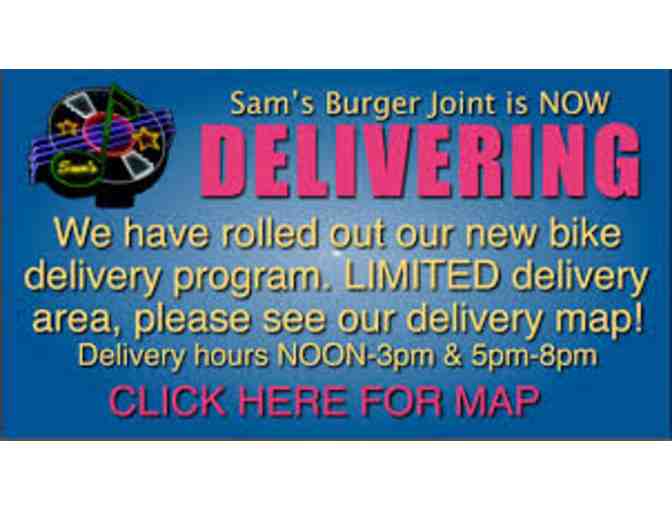 $50 Gift Card to Sam's Burger Joint