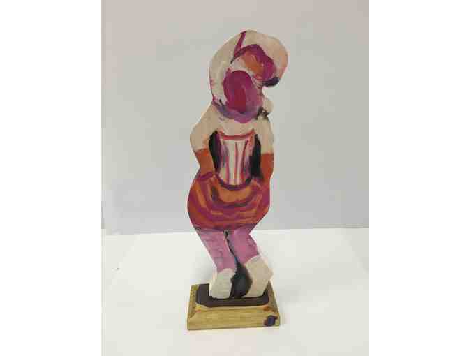 Wooden Figure 'Pink Lady'