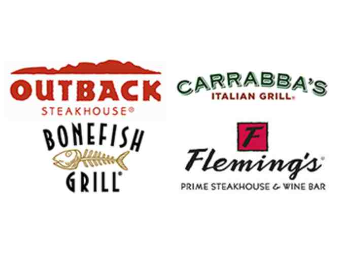 $100 in Bloomin' Brands Gift Cards - Outback, Bonefish Grill, Carrabba's, and Fleming's - Photo 1