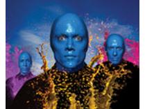 4 Floor Tickets to see the Blue Man Group at the Toyota Center