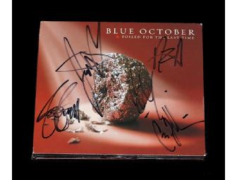 Autographed Blue October Poster and CD
