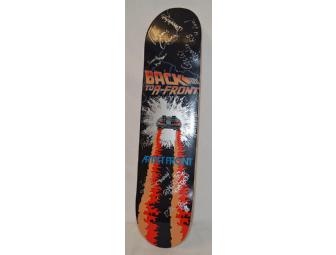 A-Front Custom designed and autographed Skate Deck